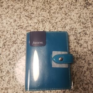 Filofax A7 Pocket Malden in Kingfisher Blue